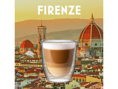 Bialetti Cappuccino Becher Firenze 200 ml, 1 Stück, Transparent