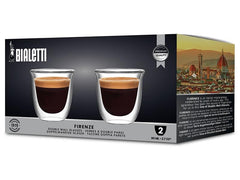 Bialetti Espresso Becher Firenze 80 ml, 1 Stück, Transparent