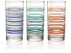 Montana Trinkglas :New Stripes 280 ml, 1 Stück, Transparent