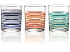 Montana Trinkglas :New Stripes 240 ml, 1 Stück, Transparent