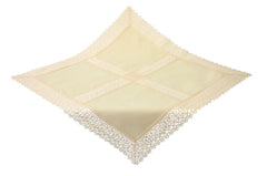 Tischdecke „Natural Linen“ – Ecru, Leinen-Optik