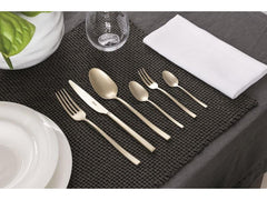 Sambonet Besteck-Set Rock 24-teilig, Champagner