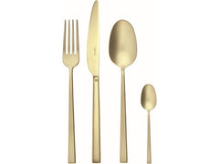 Sambonet Besteck-Set Rock 24-teilig, Champagner