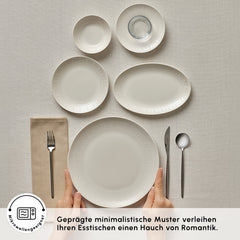 Karaca Artiste Bone China Tafelservice für 6 Personen, 20-teilig