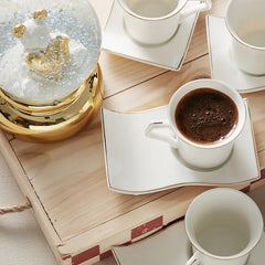 Karaca Laura coffee cup set for 6 people