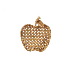 Karaca Nova Apple – Dekorativer Teller in Apfelform aus Polyserin (17 × 19,7 cm)