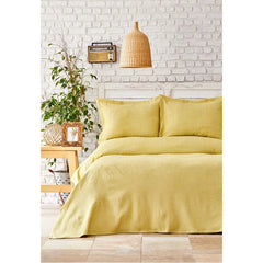 Karaca Home Lexus Antik Tagesdecken- Set für Doppelbett , Farbe Alge