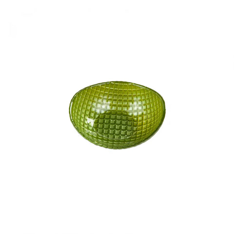 Karaca Turtle (Schildkröte) Grüne Schale für Vorspeisen/Schwarzes Happchenschüssel