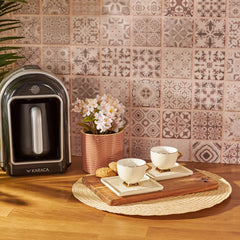 Karaca Art Deco Cream für 2 Personen Espressotassen Set