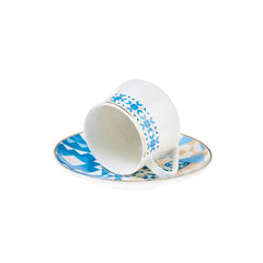Karaca coffee service Karaca Pieces 12 pieces for 6 people Mocha cups espresso cups set made of porcelain
