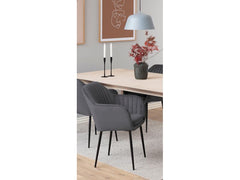 AC Design Stuhl Emilia Dunkelgrau