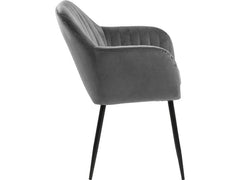 AC Design Stuhl Emilia Dunkelgrau
