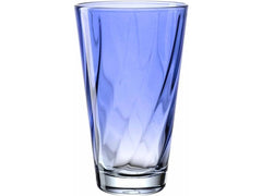 LEONARDO Trinkglas Twist 300 ml, 4 Stück, Blau