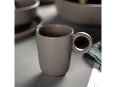 Leonardo Kaffeetasse Roma 400 ml, 6 Stück, Taupe