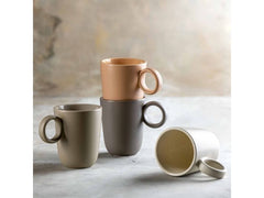 Leonardo Kaffeetasse Roma 400 ml, 6 Stück, Beige