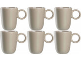 Leonardo Kaffeetasse Roma 400 ml, 6 Stück, Beige