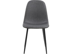 AC Design Stuhl Celia 4 Stück, Dunkelgrau