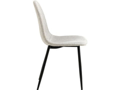 AC Design Stuhl Celia 4 Stück, Hellgrau