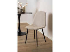 AC Design Stuhl Celia 4 Stück, Beige