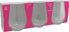 LAV GAIA 3er Pack Trinkgläser 590ml