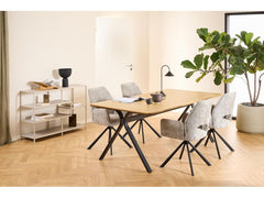 AC Design Stuhl Graham 2 Stück, Beige/Grau