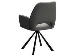 AC Design Stuhl Graham 2 Stück, Dunkelgrau