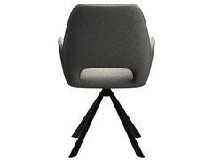 AC Design Stuhl Graham 2 Stück, Dunkelgrau