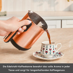 Karaca Hatır Neo Inox Türkische Kaffeemaschine, 735 W, 300 ml, Bronze