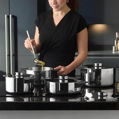 Jumbo Infinity 3PLY Kochgeschirr-Set aus Edelstahl, 8-teilig