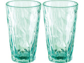 Koziol Trinkglas Club No. 6 300 ml, 2 Stück, Jade