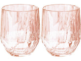 Koziol Trinkglas Club No. 24 300 ml, 2 Stück, Rosa
