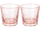 Koziol Trinkglas Club No. 22 250 ml, 2 Stück, Rosa