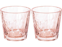 Koziol Trinkglas Club No. 22 250 ml, 2 Stück, Rosa