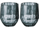 Koziol Trinkglas Club No. 23 200 ml, 2 Stück, Grau
