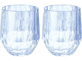 Koziol Trinkglas Club No. 23 200 ml, 2 Stück, Aquamarine