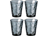 Koziol Trinkglas Club No. 1 250 ml, 4 Stück, Grau