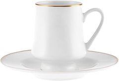 Karaca Runo Kaffeetassen-Set, 6 Personen, 100 ml