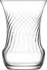 LAV Teeglas Inci Teegläser-Set mit Zuckerschalen 6x-6x-1x komplett 13tlg, Glas