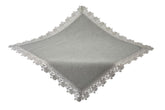 Tischdecke, Eckig, grau