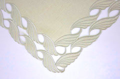 „Natural Linen“ Tischdecke – Hellbraun, Leinen-Optik