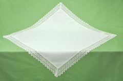 „Elegance Line“ Tischdecke – Creme Weiss