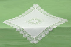 Royal Lace Tischdecke „Sekt“ – Elegante Häkeloptik