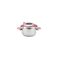Karaca Perfect Pink Schnellkochtopf-Set 4 + 6 Liter, 4-teilig