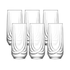 LAV Elit Wassergläser Set – 6 Stück, 330 ml