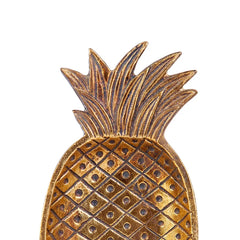 Karaca Nova Pine – Dekorativer Teller in Ananasform aus Polyserin (9,3 × 19,3 cm)
