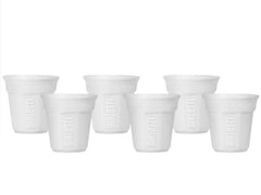 Bialetti Espresso Becher Bicchierino 90 ml, 6 Stück, Weiss