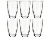 Montana Trinkglas Today 430 ml, 6 Stück, Transparent