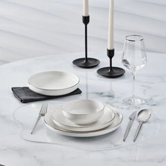 Karaca Streamline New Saturn Platin 24-teiliges Tafelservice, 6 Personen