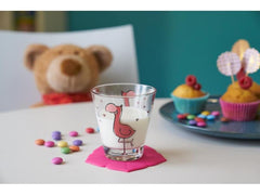 Leonardo Kindertrinkglas Bambini Flamingo, 215 ml, 6 Stück