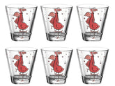 Leonardo Kindertrinkglas Bambini Flamingo, 215 ml, 6 Stück